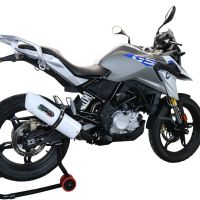 Esapament GPR compatibil cu Bmw G 310 Gs 2022 Sistem complet de evacuare legal omologat, inclusiv db killer și catalizator detașabil,Albus Evo4