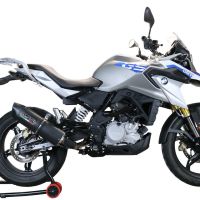 Esapament GPR compatibil cu Bmw G 310 Gs 2022 Sistem complet de evacuare legal omologat, inclusiv db killer și catalizator detașabil,Furore Evo4 Poppy