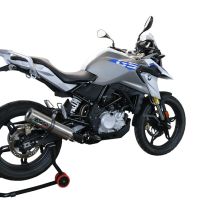 Esapament GPR compatibil cu Bmw G 310 Gs 2022 Sistem complet de evacuare legal omologat, inclusiv db killer și catalizator detașabil,M3 Inox 