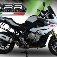 Esapament GPR compatibil cu Bmw S 1000 XR -M  2015 Evacuare slip-on omologata, inclusiv db killer detașabil și cot de legătură,Albus Ceramic