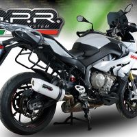 Esapament GPR compatibil cu Bmw S 1000 XR -M  2015 Evacuare slip-on omologata, inclusiv db killer detașabil și cot de legătură,Albus Ceramic