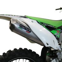 Esapament GPR compatibil cu Kawasaki Kx 450 F 2012 Sistem complet de evacuare de curse, inclusiv db killer/parascântei detașabil,Pentacross Inox