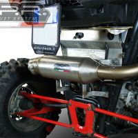 Esapament GPR compatibil cu Polaris  Rzr XP 1000  2014 Evacuare slip-on omologata, inclusiv db killer detașabil și cot de legătură,Power Bomb