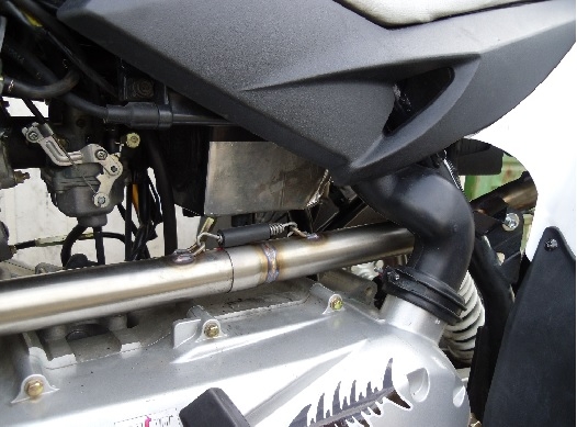 Esapament GPR compatibil cu Access Baja 300 2005 Sistem complet de evacuare legal omologat, inclusiv db killer detașabil,Deeptone Atv