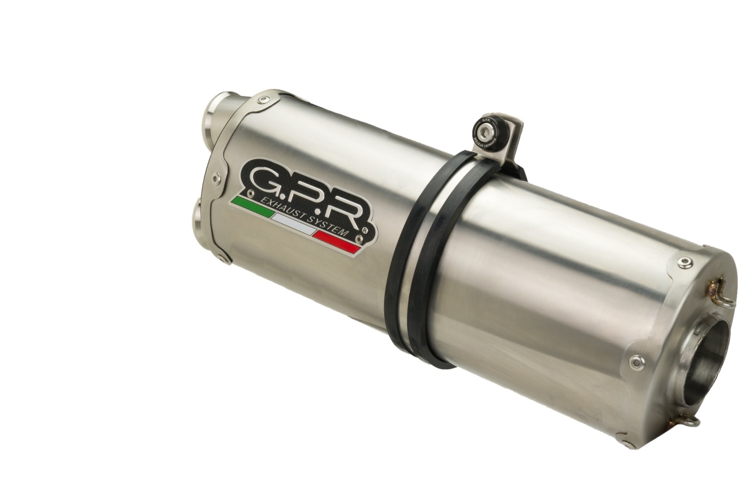 Esapament GPR compatibil cu Benelli Trk 702  2023 Evacuare slip-on omologata, inclusiv db killer detașabil și cot de legătură,Dual Inox