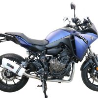 Esapament GPR compatibil cu Yamaha Tracer 700 2020 Sistem complet de evacuare legal omologat, inclusiv db killer și catalizator detașabil,Albus Evo4