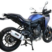 Esapament GPR compatibil cu Yamaha Tracer 700 2020 Sistem complet de evacuare legal omologat, inclusiv db killer și catalizator detașabil,Albus Evo4