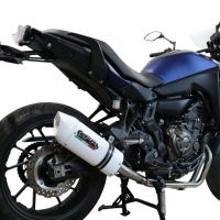 Esapament GPR compatibil cu Yamaha Tracer 700 2020 Sistem complet de evacuare legal omologat, inclusiv db killer și catalizator detașabil,Albus Evo4