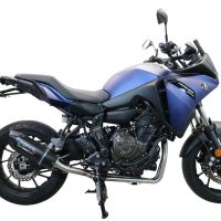 Esapament GPR compatibil cu Yamaha Tracer 7 2021 Sistem complet de evacuare Racing, inclusiv db killer detașabil,Furore Nero