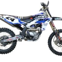 Esapament GPR compatibil cu Yamaha YZ 250 FX 2020 Sistem complet de evacuare Racing, inclusiv db killer detașabil,Pentacross Inox
