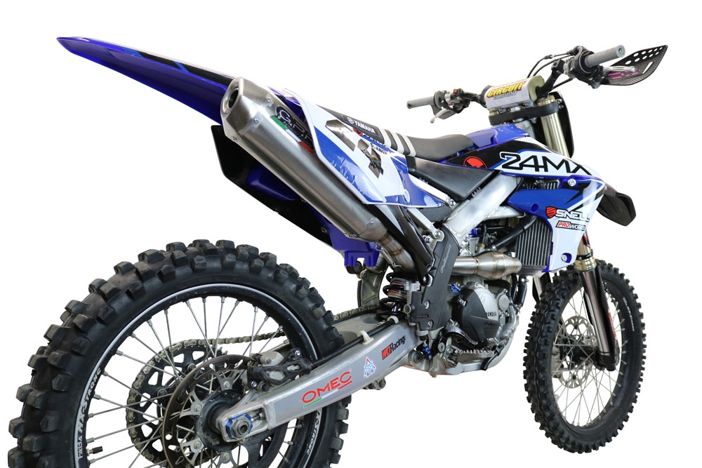 Esapament GPR compatibil cu Yamaha YZ 250 FX 2020 Sistem complet de evacuare Racing, inclusiv db killer detașabil,Pentacross Inox