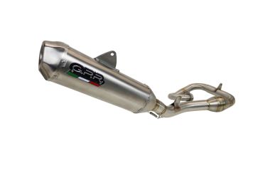 Esapament GPR compatibil cu Yamaha WR 250 F 2020 Sistem complet de evacuare Racing, inclusiv db killer detașabil,Pentacross Inox