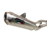 Esapament GPR compatibil cu Honda Crf 250 R 2022 Sistem complet de evacuare de curse, inclusiv db killer/parascântei detașabil,Pentacross FULL Titanium