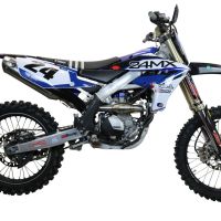 Esapament GPR compatibil cu Yamaha WR 250 F 2020 Sistem complet de evacuare Racing, inclusiv db killer detașabil,Pentacross FULL Titanium