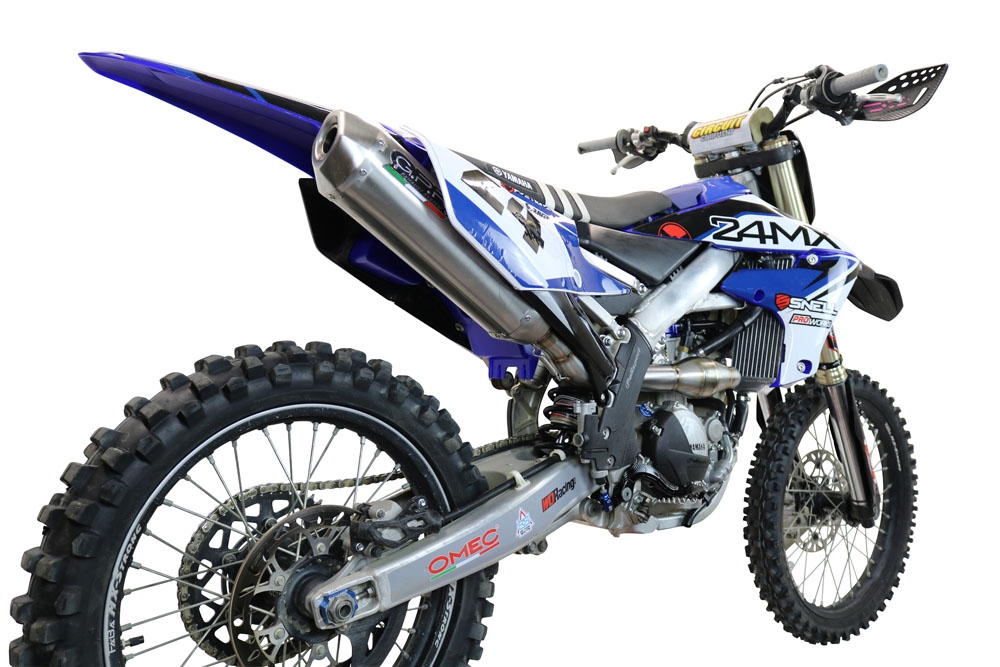Esapament GPR compatibil cu Yamaha WR 250 F 2020 Sistem complet de evacuare Racing, inclusiv db killer detașabil,Pentacross FULL Titanium