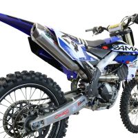 Esapament GPR compatibil cu Yamaha WR 250 F 2020 Sistem complet de evacuare Racing, inclusiv db killer detașabil,Pentacross FULL Titanium