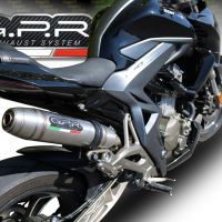 Exhaust compatible with Zontes Zt 310 2018-2020, Deeptone Inox, Homologated legal full system exhaust, including removable db killer and catalyst