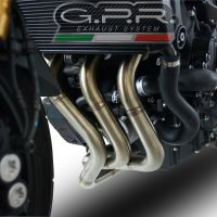Exhaust compatible with Yamaha Tracer 9 GT 2021-2024, M3 Inox , Homologated legal full system exhaust, including removable db killer and catalyst