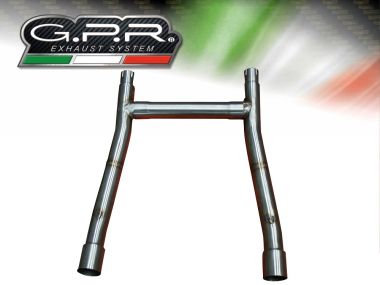 Esapament GPR compatibil cu Moto Guzzi California 1100 Special-Stone-Sport-Ev-Alu 1997 Teava decatalizator,Decatalizzatore