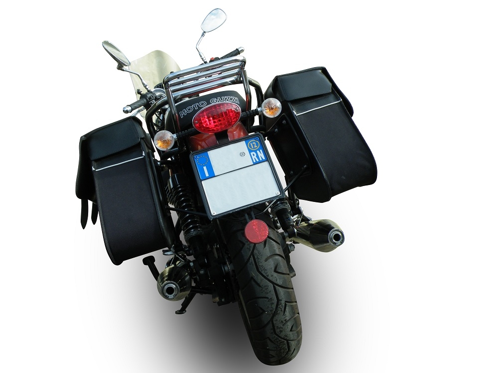 Exhaust compatible with Moto Guzzi V7 (I - II) - Stone - Special 2012-2016, Vintacone , Dual Homologated legal slip-on exhaust including removable db killers, link pipes and catalysts