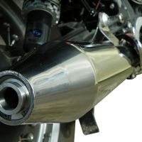 Exhaust compatible with Moto Guzzi V7 (I - II) - Stone - Special 2012-2016, Vintacone , Dual Homologated legal slip-on exhaust including removable db killers and link pipes