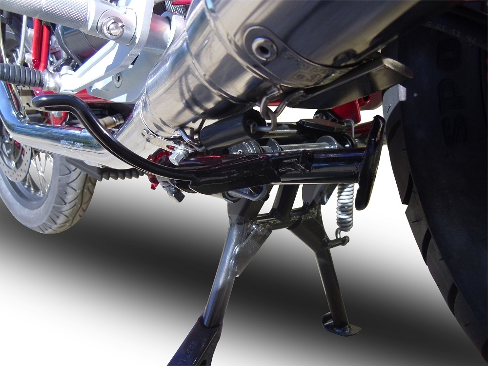 Exhaust compatible with Moto Guzzi V7 (I - II) Racer 2010-2016, Vintacone , Dual Homologated legal slip-on exhaust including removable db killers, link pipes and catalysts