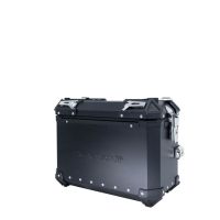 GPR TECH Uyumlu  BMW R 1300 GS Adventure 2023/2025 Zwart Pereche de cutii laterale din aluminiu, culoare neagră, cu suport specific pentru geantă Capacitate 38 litri + 38 litri.