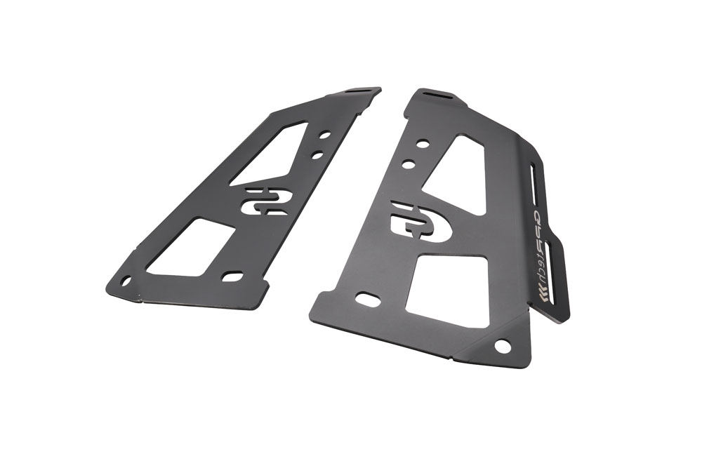 GPR TECH ile uyumlu  Bmw R 1250 Gs 2021/2024 e5 Zwart Placă de montare specifică pentru Top Case ALPITECH 35 LT compatibil cu portbagajul original, fabricat din oțel inoxidabil cu 4 puncte de ancorare