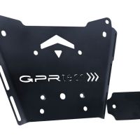GPR TECH ile uyumlu  Bmw R 1200 Rt Lc 2014/2016 Zwart Placă de montare specifică pentru Top Case ALPITECH 35 LT compatibil cu portbagajul original, fabricat din oțel inoxidabil cu 4 puncte de ancorare