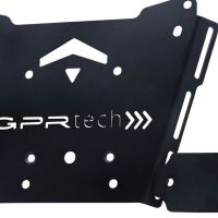 GPR TECH ile uyumlu  Bmw R 1250 Rt 2019/2020 e4 Zwart Placă de montare specifică pentru Top Case ALPITECH 55 LT compatibil cu portbagajul original, fabricat din oțel inoxidabil cu 4 puncte de ancorare