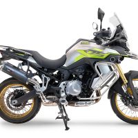 Esapament GPR compatibil cu Voge 900DSX 2024 Evacuare slip-on omologata, inclusiv db killer detașabil și cot de legătură,Dual Poppy