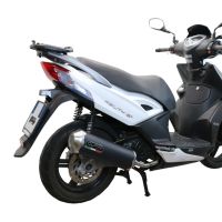 Exhaust compatible with Kymco Agility 200 - I.E. R16 - Plus 2015-2017, Evo4 Road, Homologated legal full system exhaust, including removable db killer
