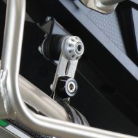 Exhaust compatible with Aprilia Tuareg 660 2021-2024, Furore Evo4 Nero, Homologated legal slip-on exhaust including removable db killer and link pipe