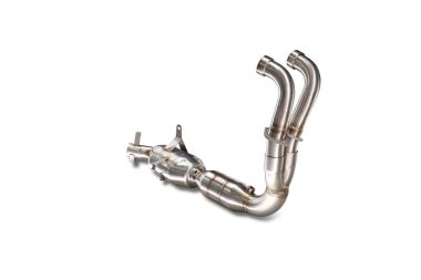Esapament GPR compatibil cu Aprilia RS 457 2024 Sistem complet de evacuare Racing, inclusiv db killer detașabil,Ghost Inox
