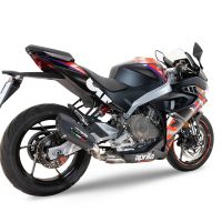 ApriliaRS 4572024Sistem complet de evacuare legal omologat, inclusiv db killer și catalizator detașabilNew Gpe Black titanium