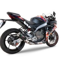 Esapament GPR compatibil cu Aprilia RS 457 2024 Sistem complet de evacuare Racing, inclusiv db killer detașabil,M3 Black Titanium