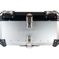 Top case GPR TECH  Bmw F 800 Gs 2008/2015 Zilver Topcase din aluminiu, culoare argintie, cu placă specifică inclusă Capacitate 55 litri.