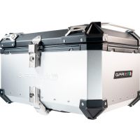 Top case GPR TECH  Bmw F 800 Gs 2008/2015 Zilver Topcase din aluminiu, culoare argintie, cu placă specifică inclusă Capacitate 55 litri.
