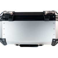 Top case GPR TECH  Bmw F 800 Gs 2008/2015 Zilver Topcase din aluminiu, culoare argintie, cu placă specifică inclusă Capacitate 55 litri.