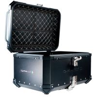 Top case GPR TECH  Triumph Tiger 1200 explorer 2017/2021 e4 Zwart Topcase din aluminiu, culoare neagră, cu placă specifică inclusă Capacitate 55 litri.