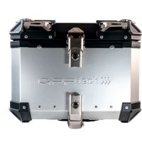 Top case GPR TECH  Bmw F 800 Gs 2008/2015 Zilver Topcase din aluminiu, culoare argintie, cu placă specifică inclusă Capacitate 45 litri.