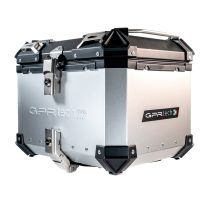 Top case GPR TECH  Bmw F 800 Gs 2008/2015 Zilver Topcase din aluminiu, culoare argintie, cu placă specifică inclusă Capacitate 45 litri.