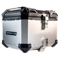 Top case GPR TECH  Bmw F 800 Gs 2008/2015 Zilver Topcase din aluminiu, culoare argintie, cu placă specifică inclusă Capacitate 45 litri.