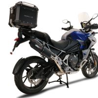 Top case GPR TECH  Triumph Tiger 900 2020/2023 e5 Zwart Topcase din aluminiu, culoare neagră, cu placă specifică inclusă Capacitate 45 litri.