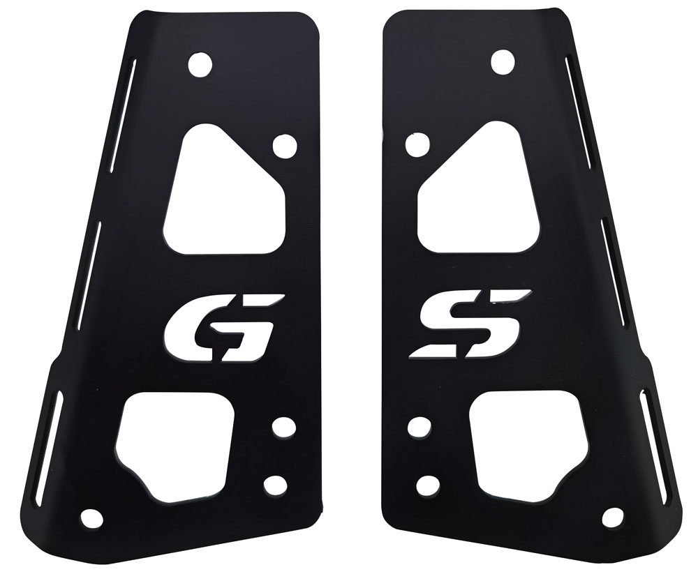 GPR TECH ile uyumlu  Bmw F 750 Gs 2021/2024 e5 Zwart Placă superioară specifică din titan - Alpitech 35/55 LT compatibil cu portbagajul original, fabricat din titan cu 4 puncte de ancorare