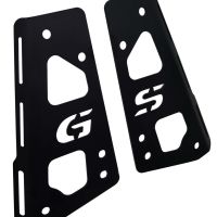GPR TECH ile uyumlu  Bmw F 750 Gs 2021/2024 e5 Zwart Placă superioară specifică din titan - Alpitech 35/55 LT compatibil cu portbagajul original, fabricat din titan cu 4 puncte de ancorare