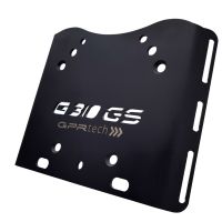 GPR TECH ile uyumlu  Bmw G 310 Gs 2022/2024 e5 Zwart Placă de montare specifică pentru Top Case ALPITECH 55 LT compatibil cu portbagajul original, fabricat din oțel inoxidabil cu 4 puncte de ancorare