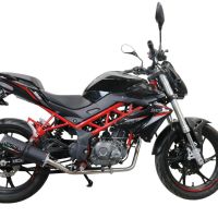 Esapament GPR compatibil cu Benelli Bn 125 2021 Sistem complet de evacuare legal omologat, inclusiv db killer și catalizator detașabil,M3 Black Titanium