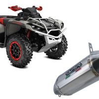 Esapament GPR compatibil cu Can Am Outlander 1000 MAX XMR XTP 2012 Evacuare slip-on omologata, inclusiv db killer detașabil și cot de legătură,PENTACROSS INOX