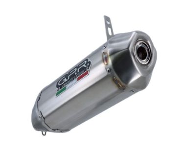 Exhaust compatible with Can Am Outlander 500 2012-2024, PENTACROSS INOX, Homologated legal slip-on exhaust including removable db killer and link pipe
